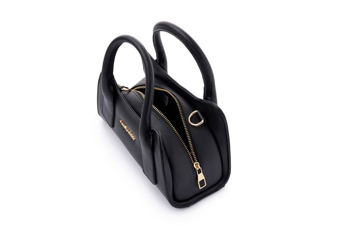 Lucky Bees Bolso Negro CUERO DE POLIVINILO